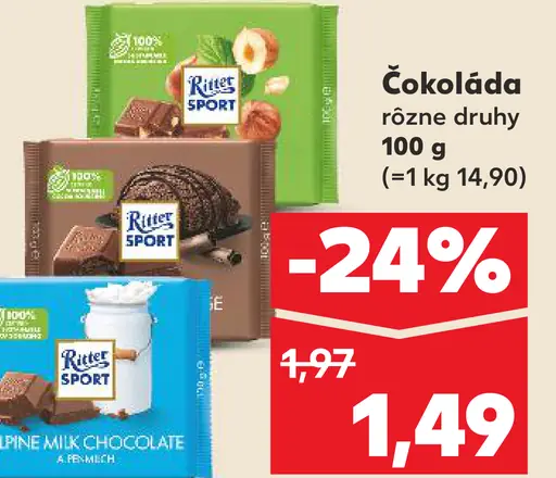 Ritter Sport čokoláda