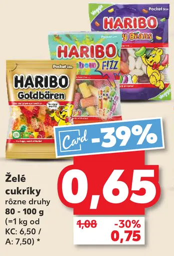 Haribo cukríky