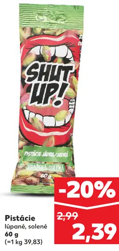 Pistácie Shut Up!