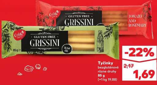 Grissini tyčinky
