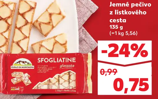 Sfogliatine Jemné pečivo