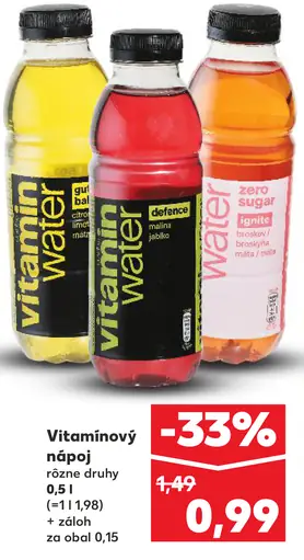 Vitaminwater Vitamínový nápoj