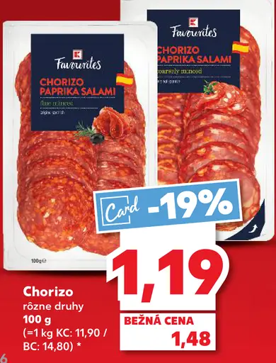 Favourites Chorizo