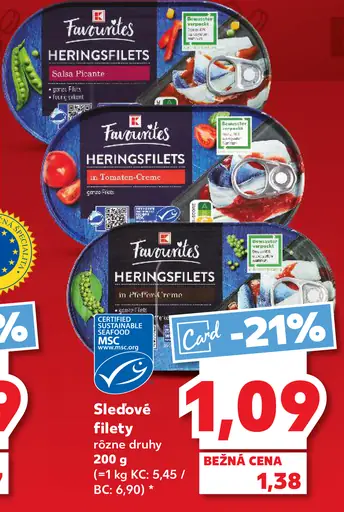 Favourites Sleďové filety