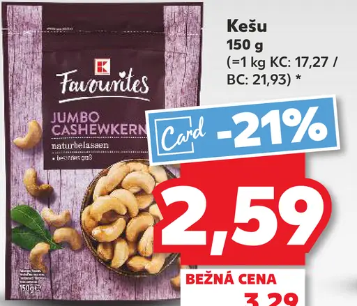 Favorites Kešu