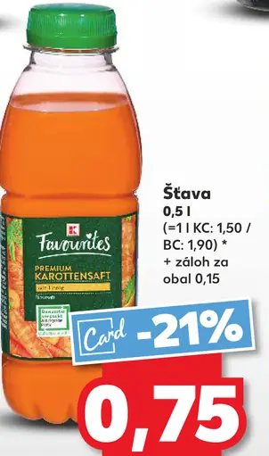 Favorites Šťava