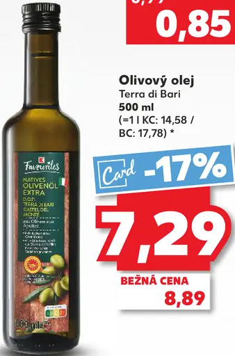 Terra di Bari Olivový olej
