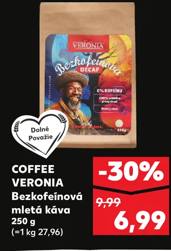 Coffee Veronia Bez kofeinu