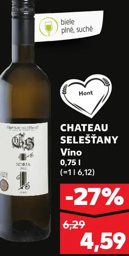 Chateau Selesťany Víno