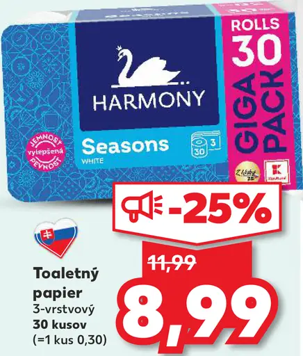 Harmony Toaletný papier