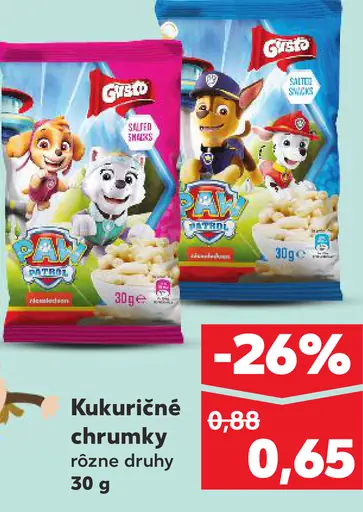 Gusto kukuričné chrumky