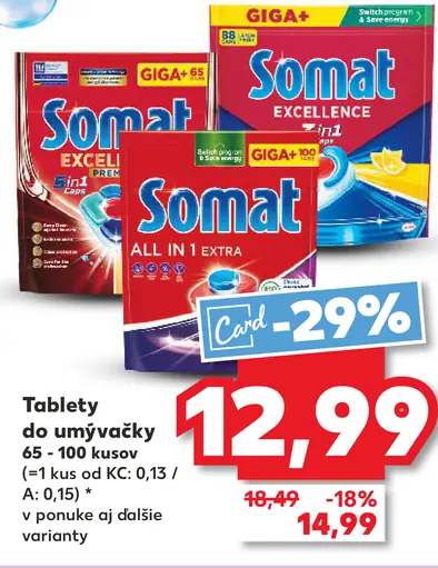 Somat tablety do umývačky