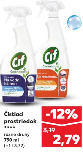 Cif čistiaci prostriedok