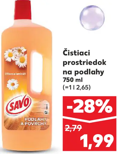Savo Čistiaci prostriedok na podlahy