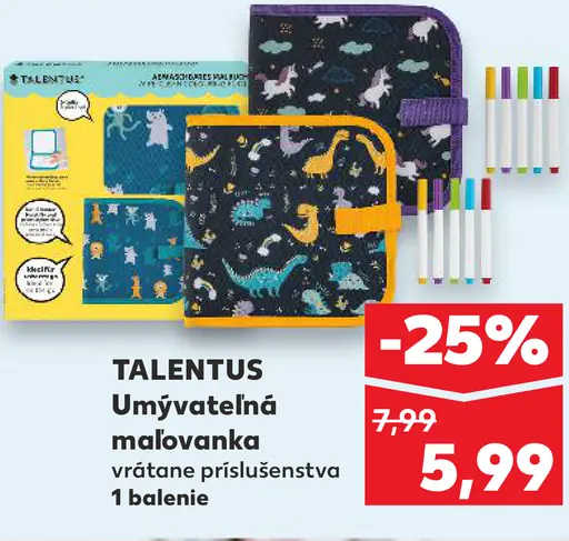 Talentus Umývateľná maľovanka