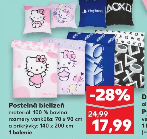 Hello Kitty Posteľná bielizeň