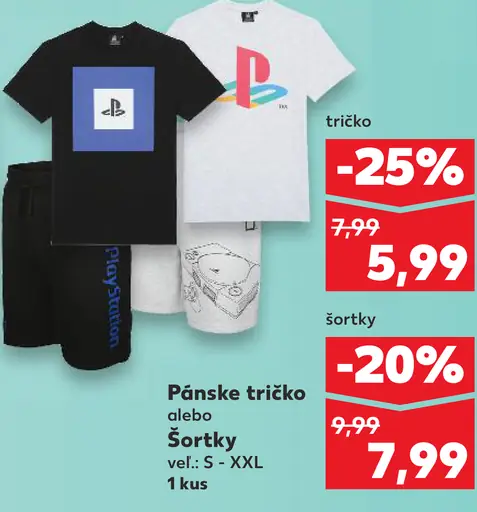 PlayStation Pánske tričko alebo Šortky