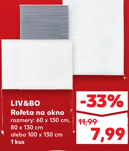 LIV&BO Roleta na okno