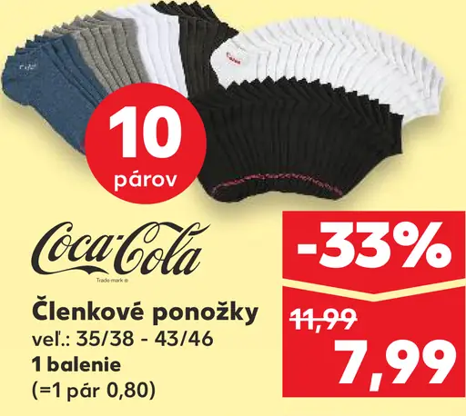 CocaCola Členkové ponožky