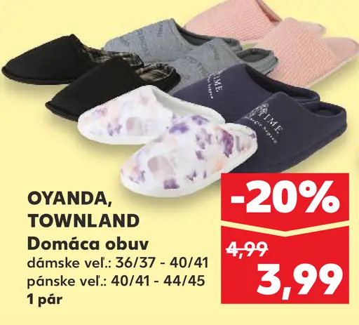 Oyanda, Townland Domáca obuv