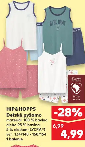 HIP&HOPPS Detské pyžamo