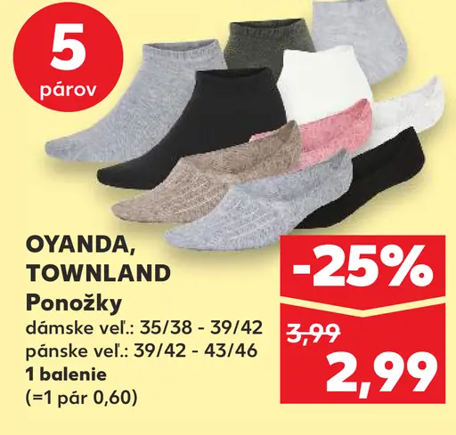 Oyanda, Townland Ponožky