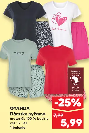 Oyanda Dámske pyžamo
