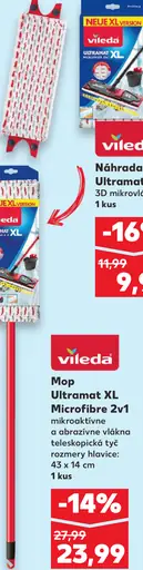 Vileda Náhrada na Ultramat XL 3D mikrovlákno