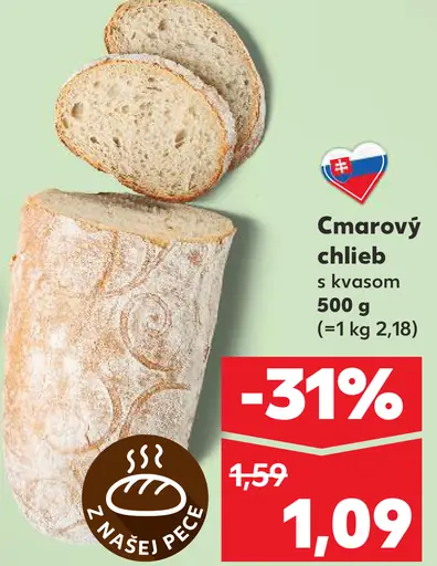 Cmarový chlieb s kváskom