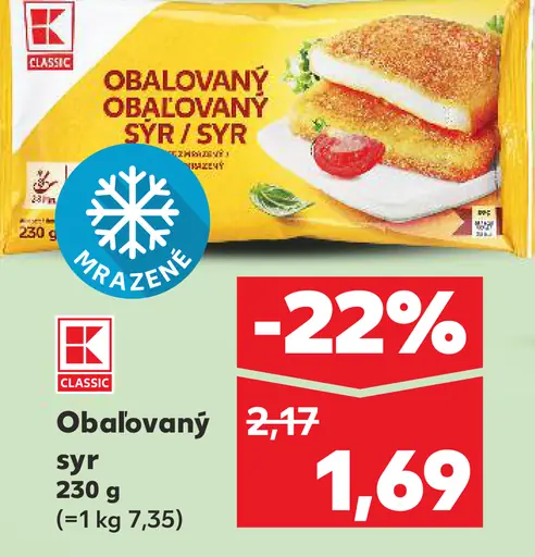 K-Classic Tavený syr