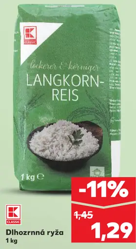 K-Classic dlhozrnná ryža