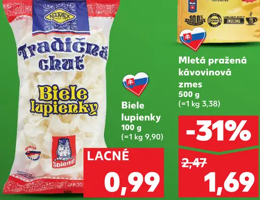 Yanka Tradičná Chuť Biele lupienky