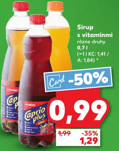 Sirup s vitamínmi