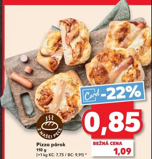 Pizza párky