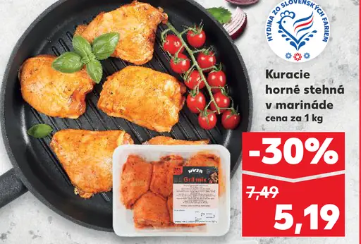 Kuracie horné stehná v marinade