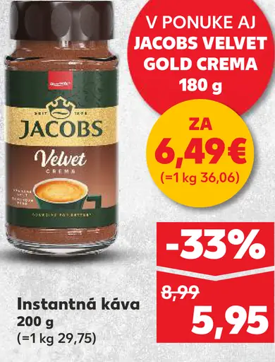 Jacobs Velvet instantná káva