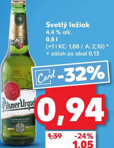 Pilsner Urquell Svetlý ležiak plechovka