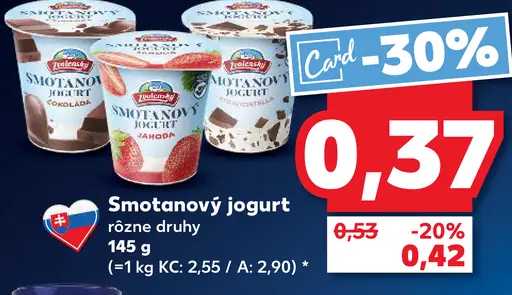Smotanový jogurt