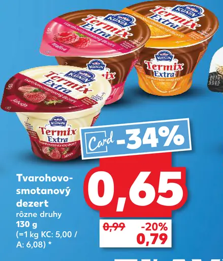 Termix Extra Tvarohovo-smotanový dezert