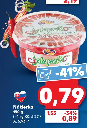 Jadranská Jalapeno nátierka
