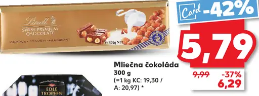 Lindt Mliečna čokoláda