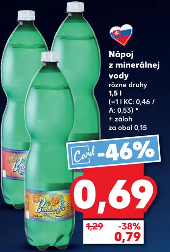 Nápoj z minerálnej vody