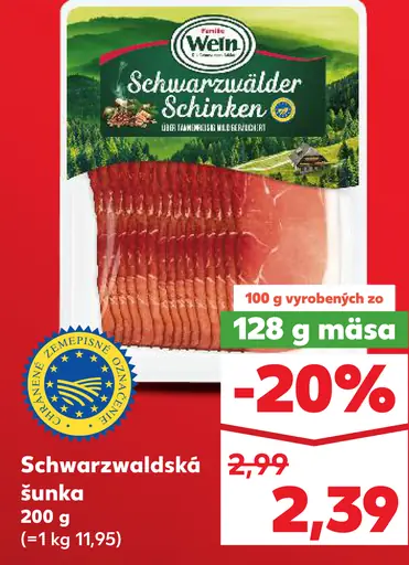 Schwarzwaldská šunka
