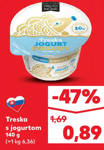 Treska s jogurtom