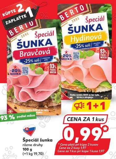 Berto Špeciál šunka bravčová