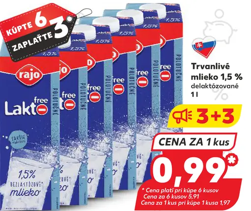 Rajo mlieko trvanlivé