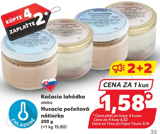 Kačacia lahôdka Husacia pečeňová nátierka