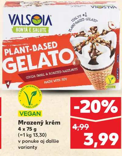 Valsoia Plant-Based Gelato