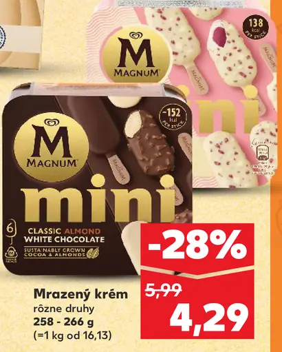 Magnum Mrazený smotanový krém