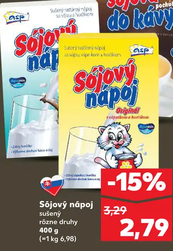 Sójový nápoj sušený
